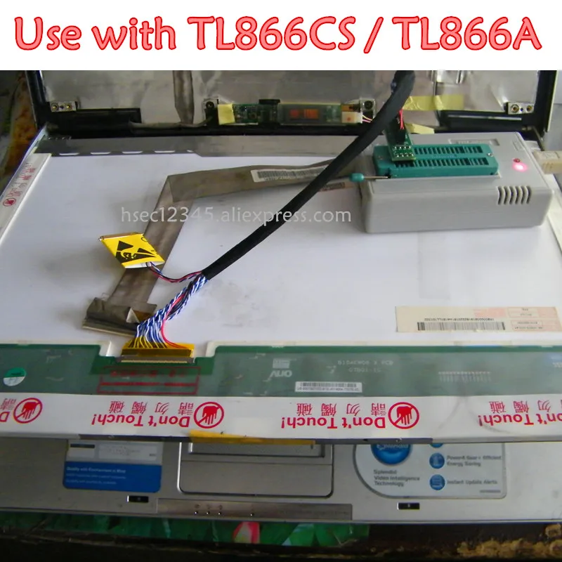 EDID ноутбук ЖК экран кодовый чип Считывание данных линия LED LCD 2 в 1 для RT809F RT809H CH341A