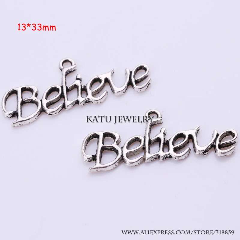 Тибетские серебряные металлические буквы алфавита амулеты для ювелирных