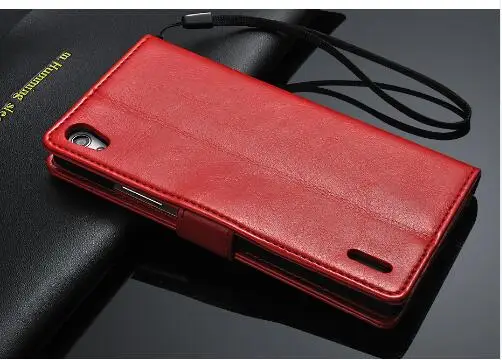 Элитная недвижимость PU кожаный бумажник filp ultra-thin case Магнитный Держатель Карты Case