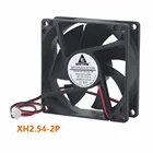 100 шт. Gdstime DC 12 В 80x80x25 мм шарикоподшипник 8 см бесщеточный ПК охлаждающий вентилятор 80 мм x 25 мм большой воздушный поток высокая скорость 8025 А