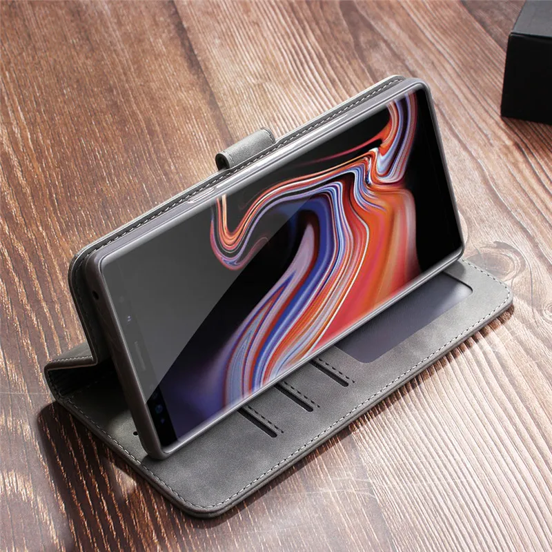 Винтаж кожаный чехол для samsung Galaxy Note 8, 9, 10, чехол-книжка с бумажником для samsung S10E S10 S9 S8 плюс A10 A20 A30 A40 A50