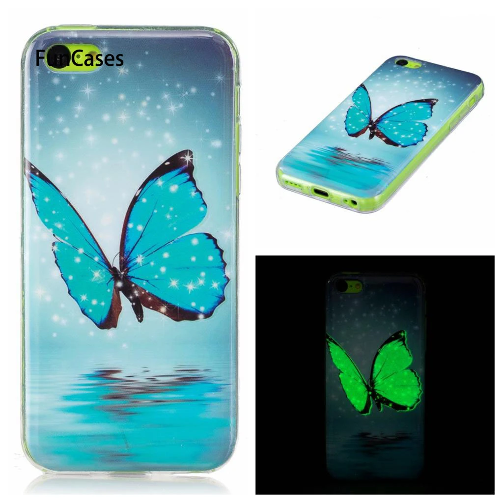 Световой плотный чехол для Apple iPhone 5C 5 C моды живопись ТПУ Мягкий силиконовый