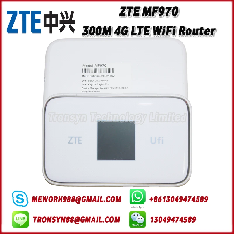 Аппарат не привязан к оператору сотовой связи zte MF970 300 Мбит Cat6 4 г пусть
