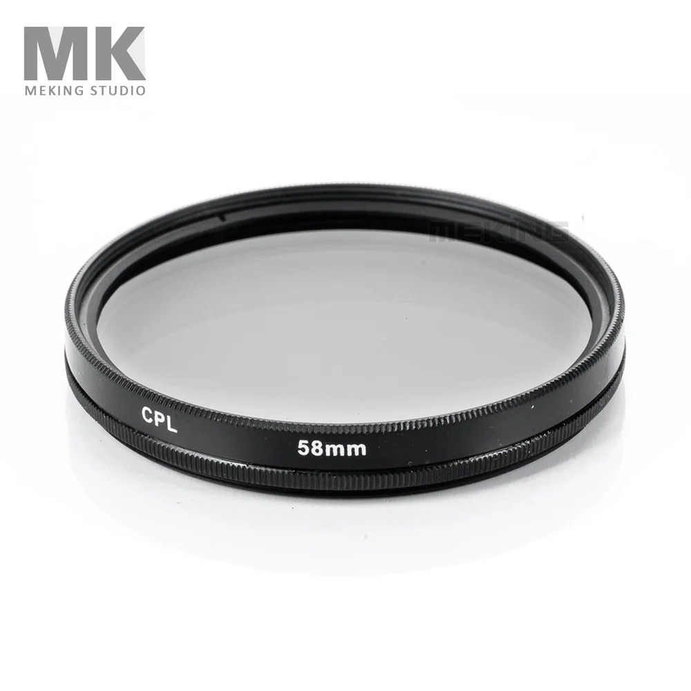 Фильтр объектива камеры Meking 52 мм 58 62 67 72 77 82 CPL Циркулярный поляризатор DSLR