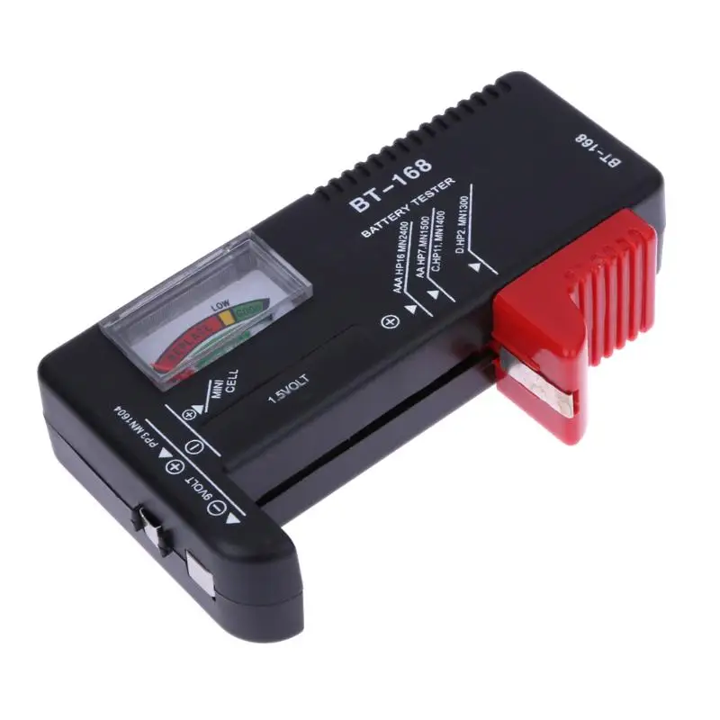 Цифровой тестер для аккумуляторов AA AAA 9V ЖК-дисплей измерения емкости