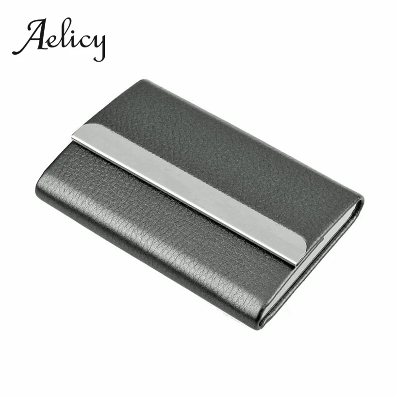 Aelicy для женщин и мужчин искусственная кожа мини сумка карт кошелек