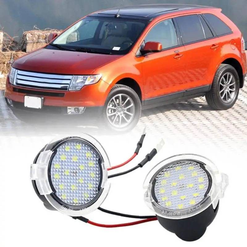 2 шт. светодиодный под боковое зеркало с подсветкой лужи лампы для Ford Edge Mondeo Explorer