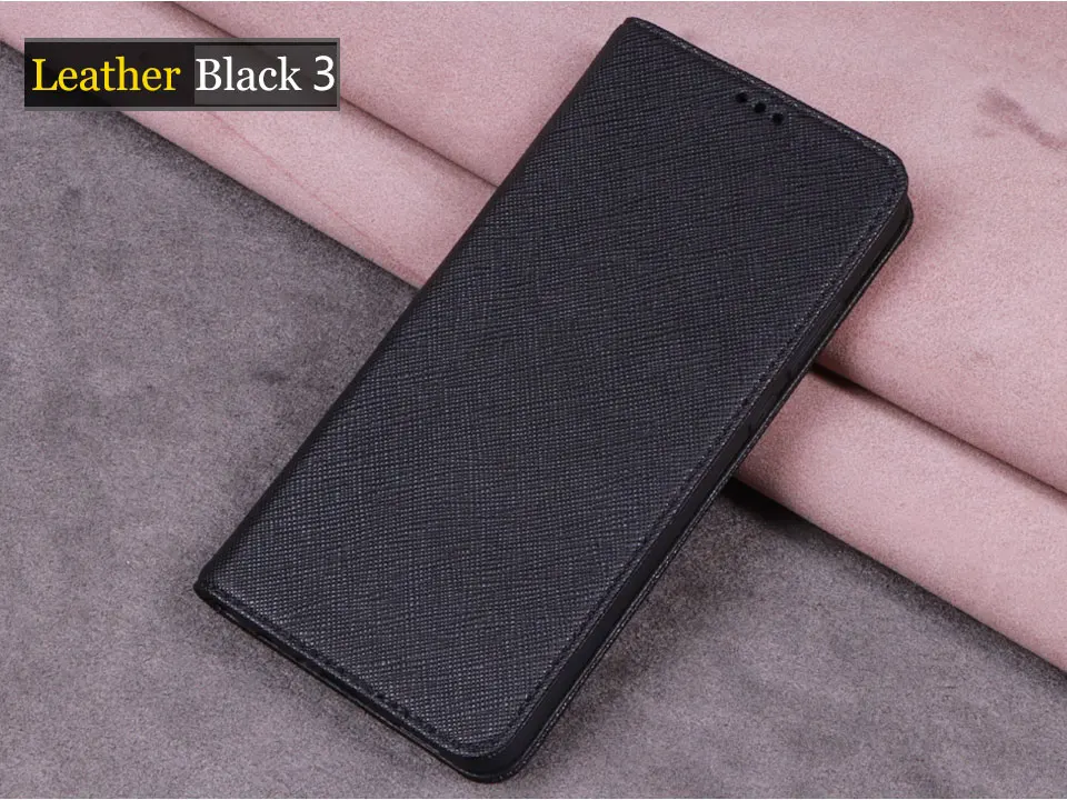 Black 3 Роскошный кожаный чехол-книжка RYKKZ для ASUS ZenFone 5Z, чехол-подставка для мобильного телефона ASUS ZenFone 5 5Z ZS620KL, кожаный чехол для телефона - Цвет: Black 3