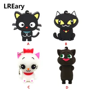 USB флеш-накопитель, милый кот, ручка-накопитель, милые животные, черныйбелый кот, флеш-карта, 4 ГБ, 8 ГБ, 16 ГБ, 32 ГБ, 64 ГБ, флешка, USB карта памяти