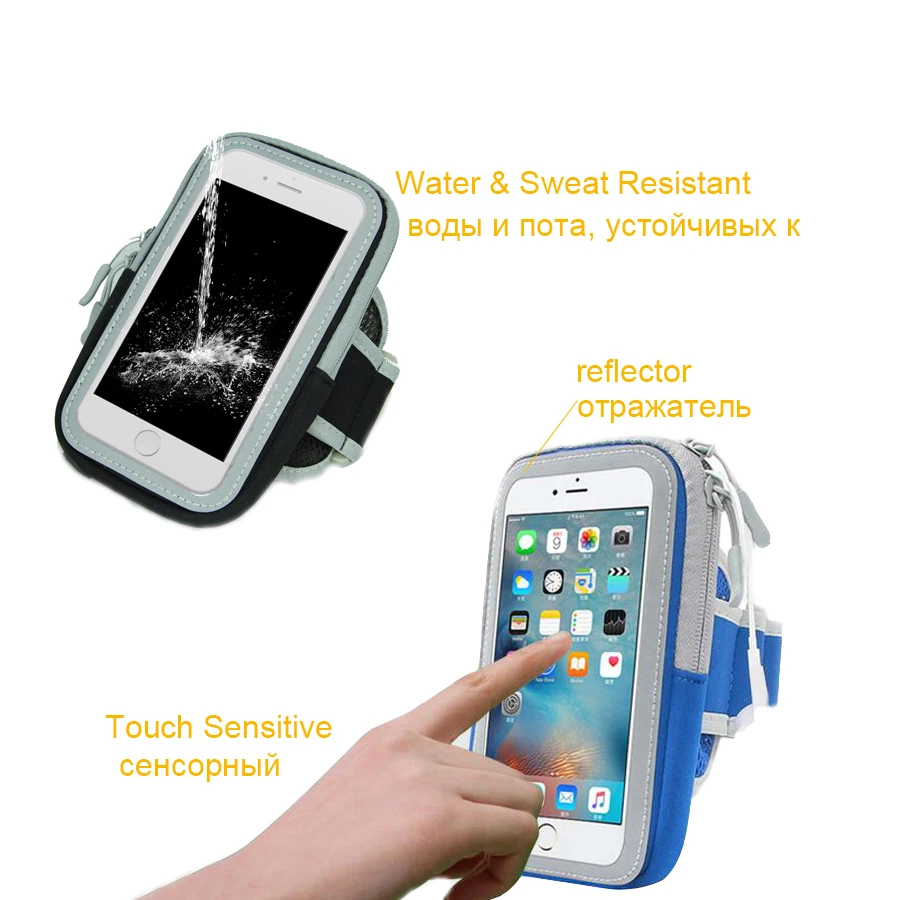 Для крепления на предплечье для занятий спортом чехол телефона сумка бега