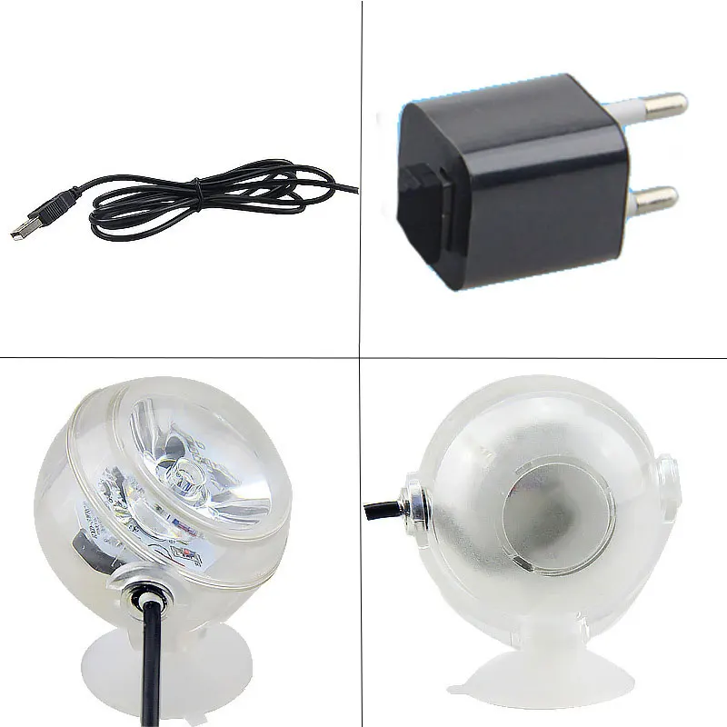 

Fish Tank LED Lighting Waterproof Underwater Spotlight Marine Night/Diving Light Aquarium Lamp Decoration Accessories -Drop