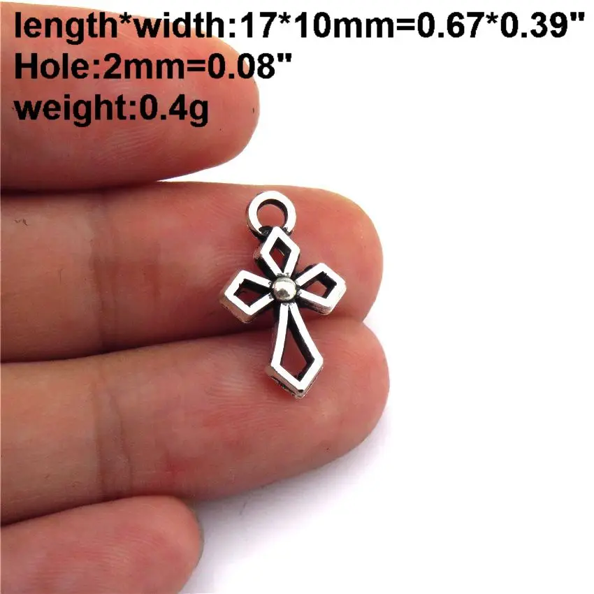 No40-30pcs 21714 Винтажный серебряный крест, крылья Иисуса, подвески, Подвески для изготовления ювелирных изделий, ручная работа, подвески, сделай сам, ожерелье, No25-48 - Окраска металла: No40-30pcs