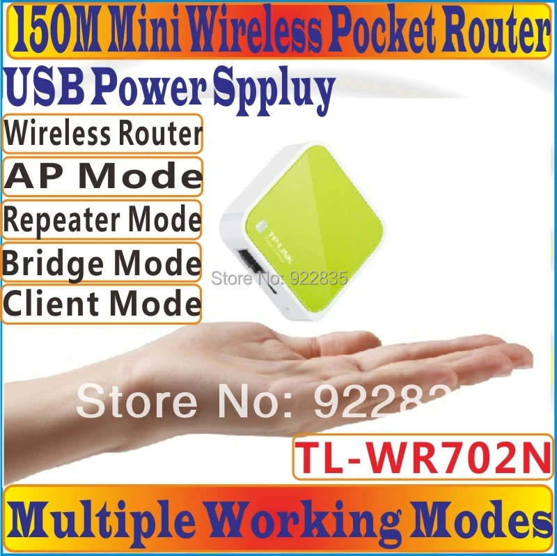 [Китайская прошивка] Портативный мини маршрутизатор 150 Мбит/с беспроводной AP Repeater