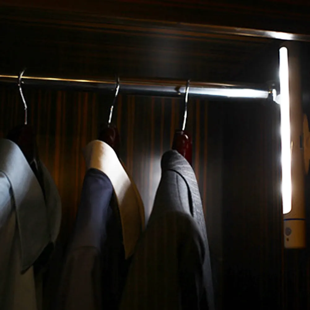 PIR датчик движения 5 LED ночник шкаф для ванной комнаты поворотный Настенный