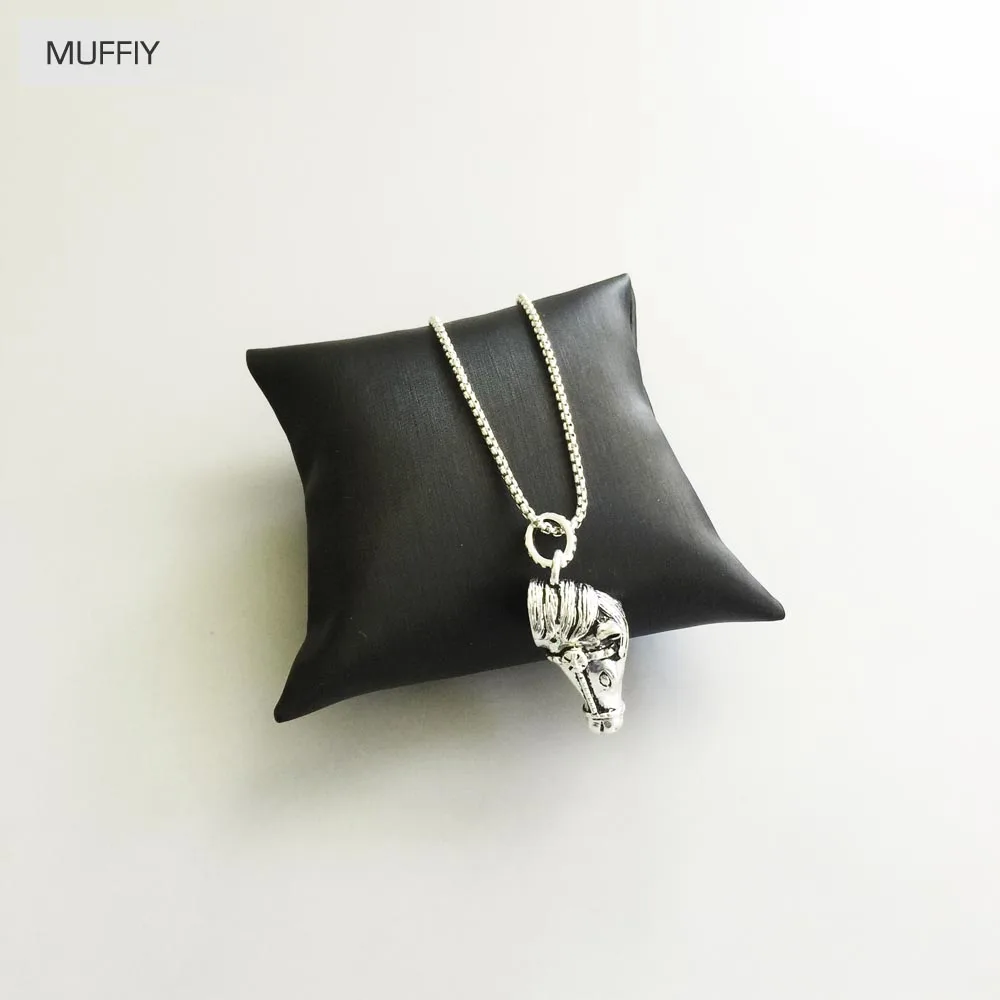 Подвеска в виде головы лошади модное ювелирное изделие европейском стиле для