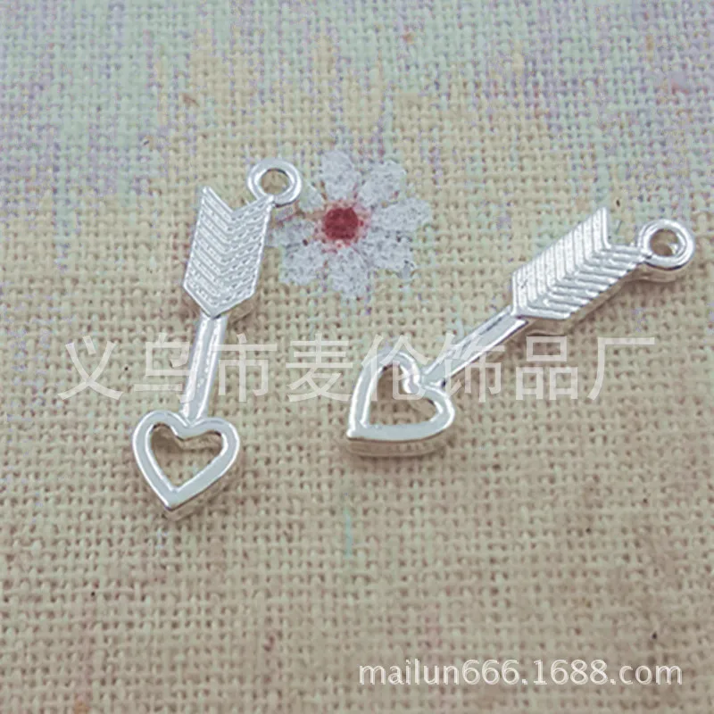 50pcs/lot 6mm*24 Accessories Pendant pendant Arrow arrow of love. |