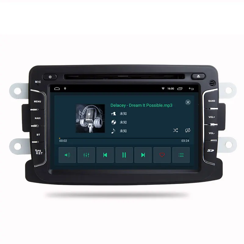 Android 9 0 2 Din Автомобильный мультимедийный gps навигатор Автомагнитола для Rentult Duster