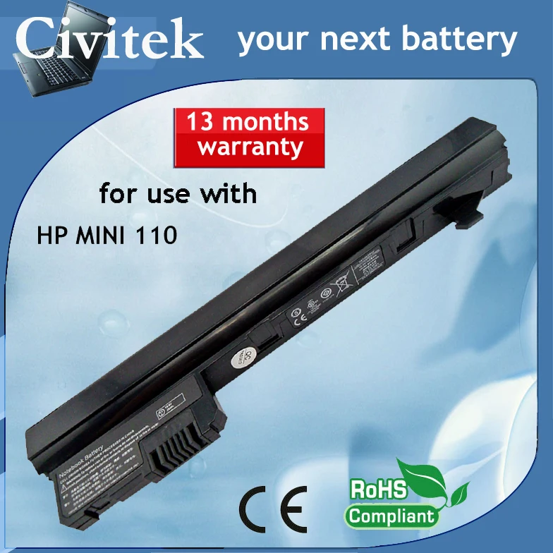 Аккумулятор для ноутбука HP MINI 110 1000 CQ10 100 NY221AA NY220AA HSTNN LBOC 537626 001 CBOC|batteries msds|battery operated
