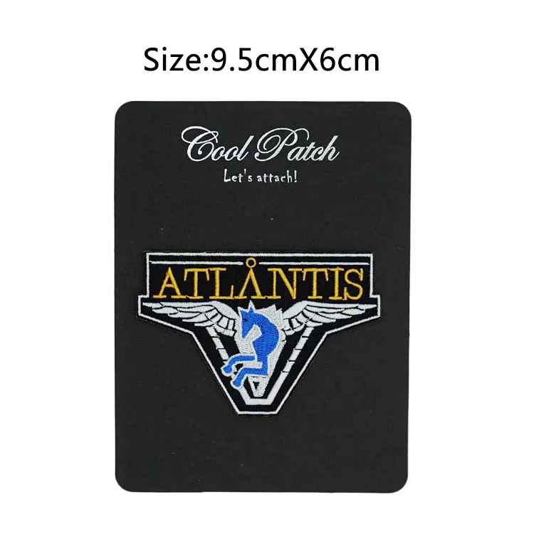 4 &quotStargate SG-1 Atlantis Team Movie TV Uniform с вышивкой утюгом ON/ SEW ON Cool заплата военный значок hook