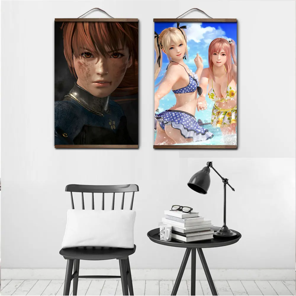 DEAD OR ALIVE XTREME DOAX плакат для HD плаката, украшение интерьера, живопись с твердой деревянной подвеской, Свиток, принты, плакаты