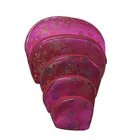 Светильник кие наборы из 5 размеров, китайская шелковая парчовая косметичка для макияжа, дорожная сумка на молнии, кошелек для монет, сумочка для свадебной вечеринки, бумажник для телефона