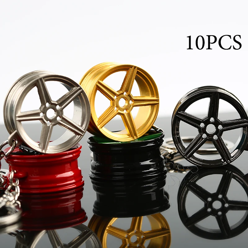 10 шт. брелок для ключей автомобиля из сплава|keychain racing|key ring minimini key |