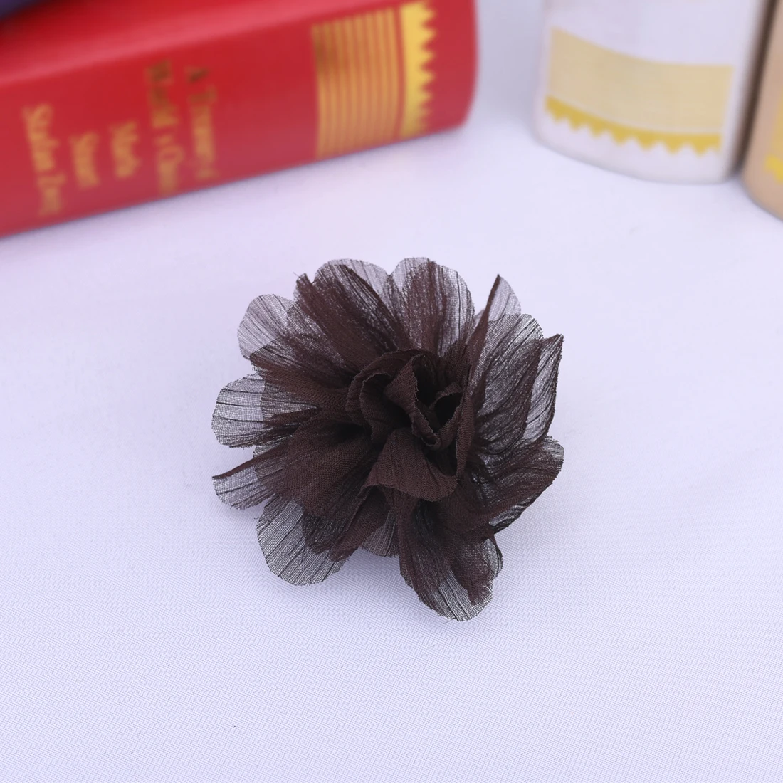 7 1 шт., аксессуары для волос для девочек, резинка для волос, эластичная лента, кружевной цветок, ручная работа, многослойный цветочный головной убор, детский кавайный ободок для волос - Цвет: 7