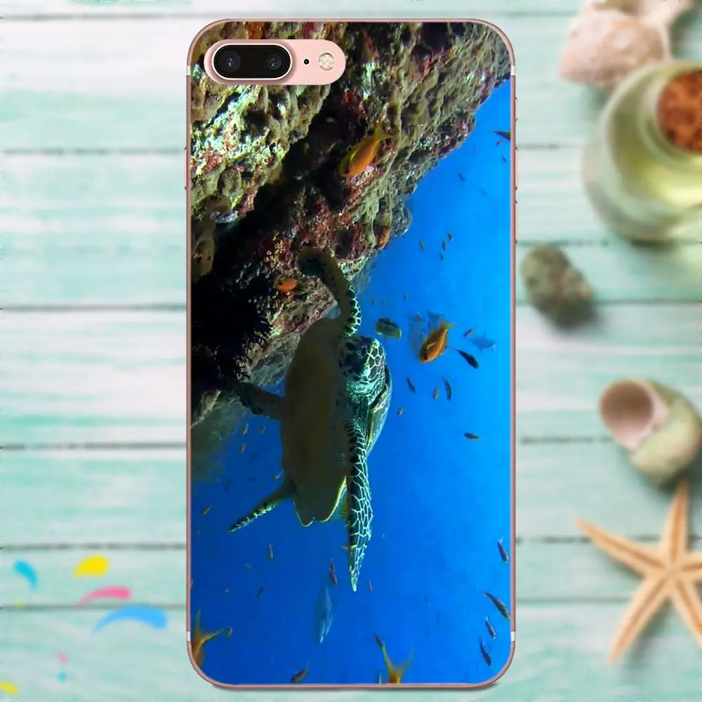 Морские черепахи фото для Xiaomi Redmi Mi Note 7 8 9 SE Pro Lite Go Play Мягкие силиконовые ТПУ