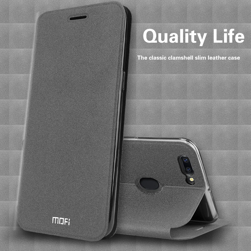 Для OPPO R15 Dream Mirror Edition чехол Mofi модный флип PU кожаный для мобильного телефона