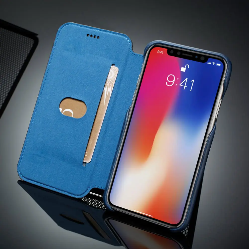 L-FADNUT, деловой Винтажный чехол-кошелек для iPhone Xr, чехол X Xs 11 Pro Max, роскошный кожаный чехол-книжка для iPhone 7, 8, 6 S, 6 Plus, чехол