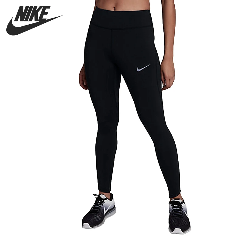 Оригинальный Новое поступление NIKE PWR EPIC LX TGHT MESH Женские брюки спортивная