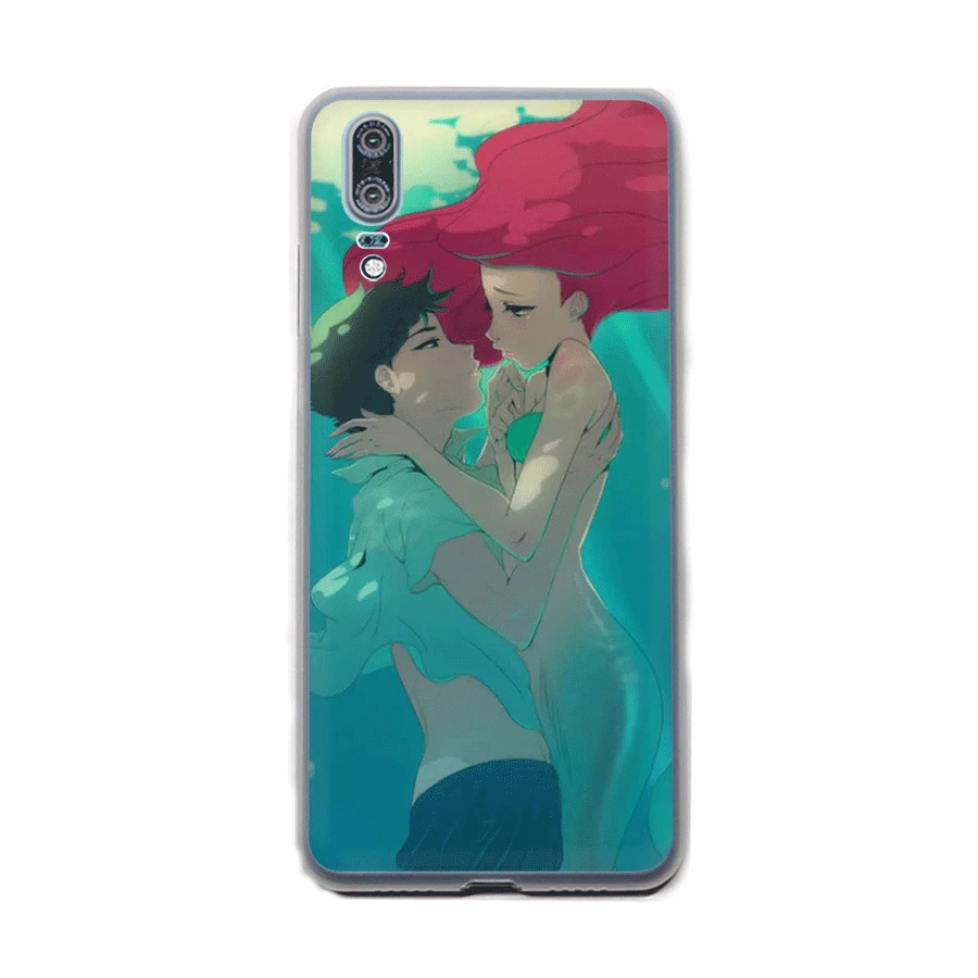 Чехол Desxz Ariel Little Mermaid De для Huawei Honor 6A 6C 7A 7X 8 9 Lite 9i 10 Play 8C Note жесткий чехол | Мобильные