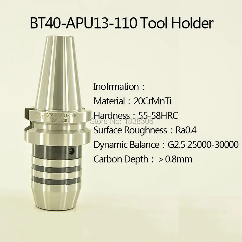 

1 pcs Drill Chuck Tool Holder Manufacturer BT APU keyless ToolHolder for CNC Machine clamping dirll bit 1-13mm BT40-APU13-110