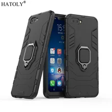 OPPO A5 Case Cover for OPPO A5 Magnetic Finger Ring Phone Case Shell Bumper HATOLY Protective Armor Case For OPPO A5 A3S