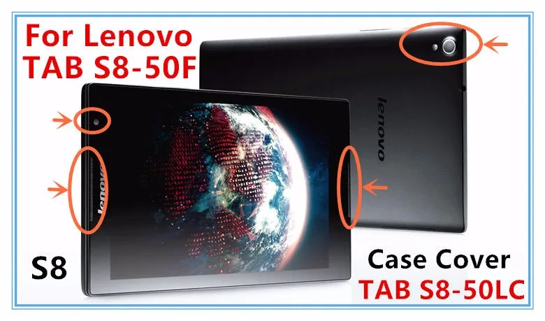 Чехол для lenovo TAB S8, защитный чехол из искусственной кожи для lenovo TAB S8-50F TAB S8-50LC, 8 дюймов, чехол-подставка для планшета