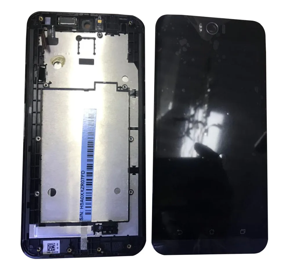 Black LCD Display Glass Touch Screen Digitizer Assembly+Frame For ASUS Zenfone Selfie ZD551KL Z00UDB Z00UD ZF | Мобильные телефоны