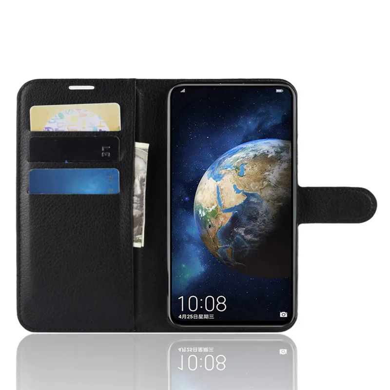 Чехол бумажник Beworlder для Huawei Honor Magic 2 чехол из искусственной кожи с узором Личи