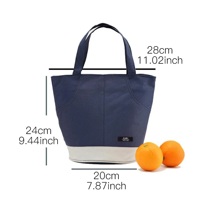 Портативная сумка-холодильник сумка для термоса с карманом изолированная ланча