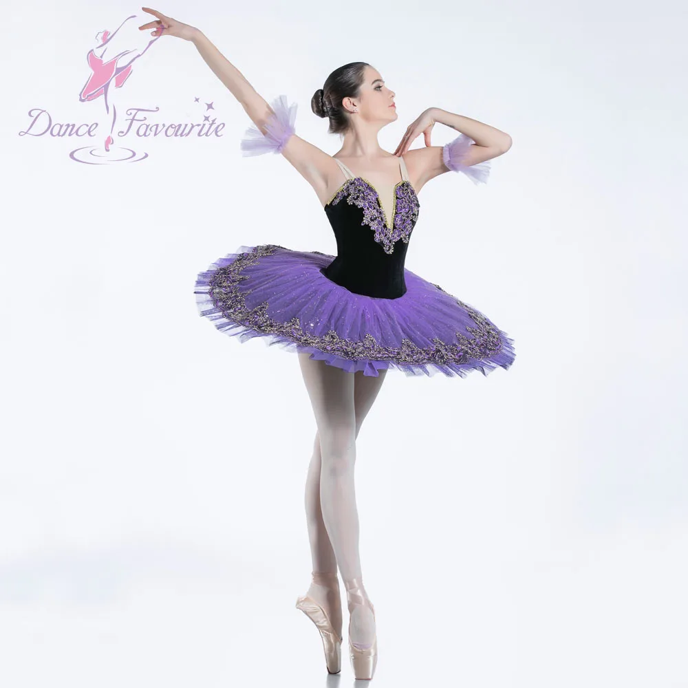 Потрясающая профессиональная балетная пачка для девочек и женщин черный