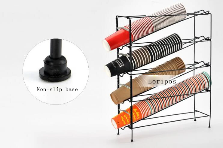 Металлический держатель для бумажных стаканчиков стойка хранения кассиров|storage