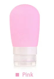 Pink L Мода конфеты цвет силиконовые бутылки путешествия косметический шампунь лосьон контейнер CN - Цвет: Pink L