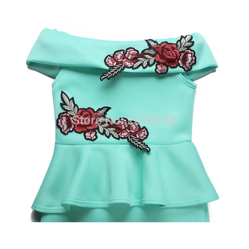 Платье с вышивкой в африканском стиле для женщин Хлопковое платье розой и ржавым