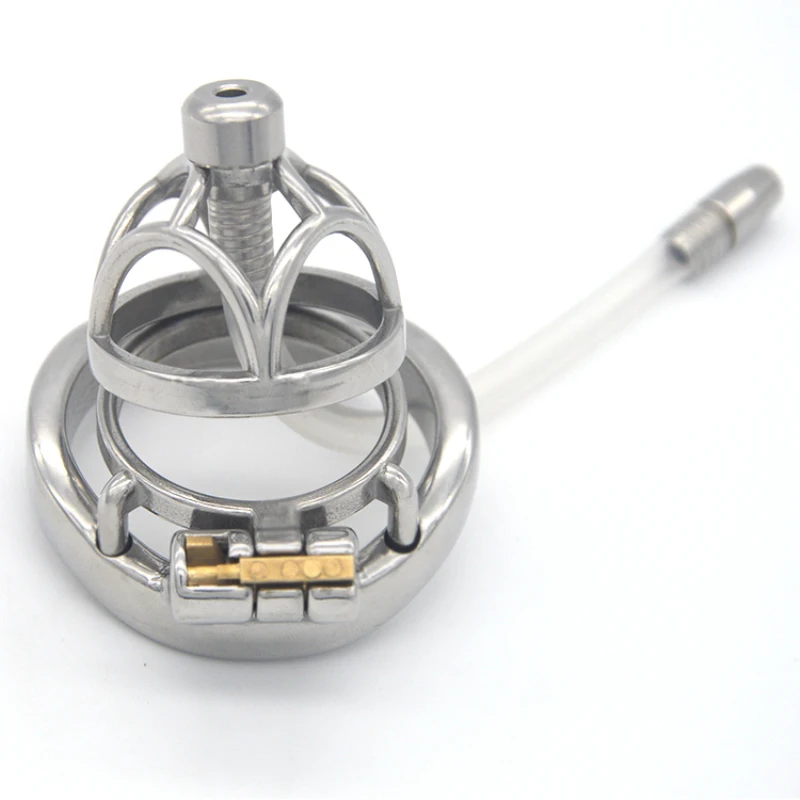 Мужское устройство верности с силиконовым катетером уретры из нержавеющей