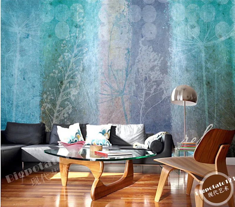 Пользовательские 3D фрески мечта красочный узор абстрактное дерево papel де parede
