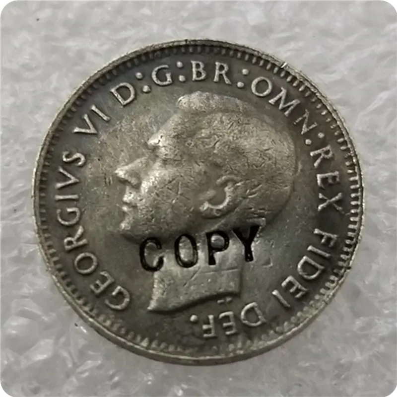 1937-C Австралийский Threepence имитация монеты