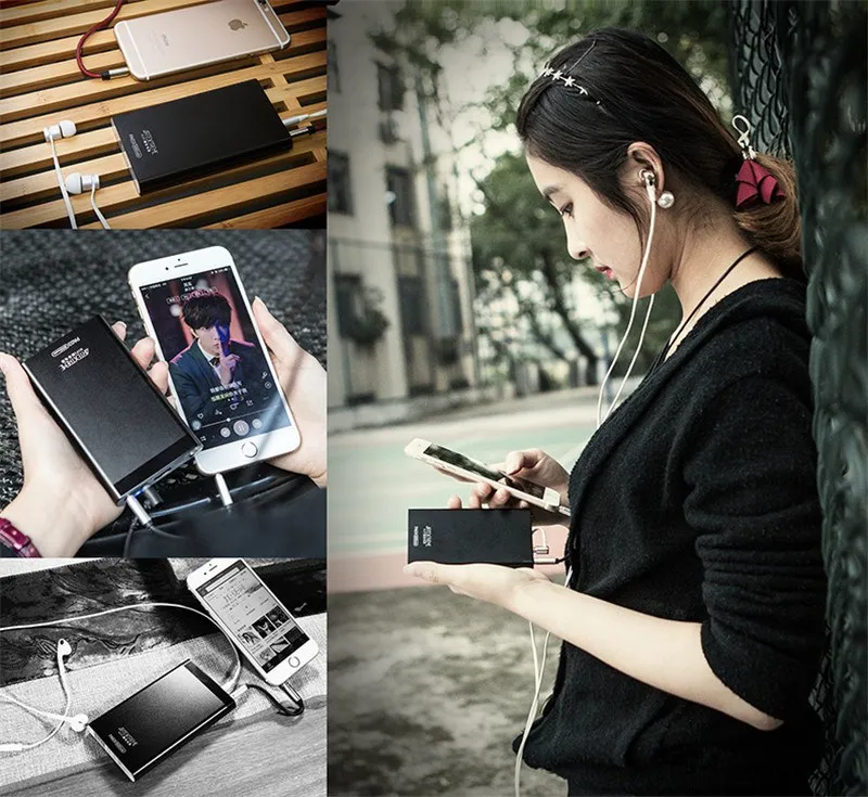 Artextreme PA03 Advanced 2 в 1 металлический HiFi аудио усилитель для наушников 2.5A Быстрая зарядка 8000 мАч Внешний аккумулятор для IOS Android 130 МВт