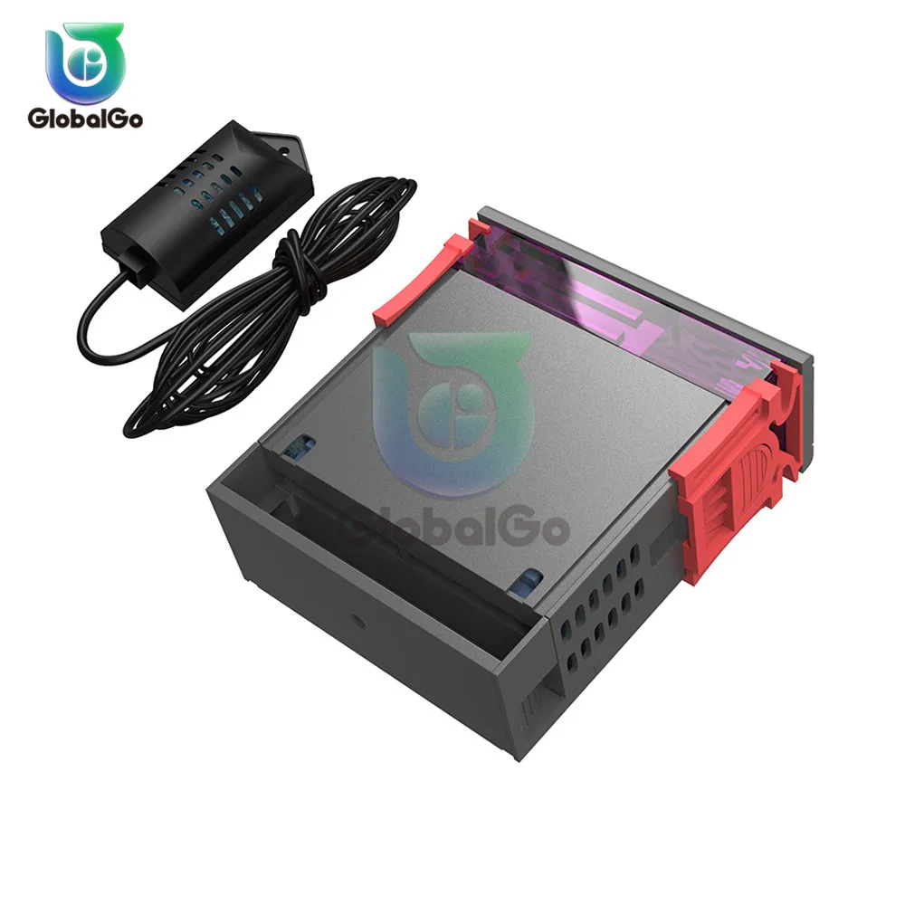 SHT2000 Регулятор Температуры и Влажности Реле 10A AC110-220V DC12-72V термостат термометр