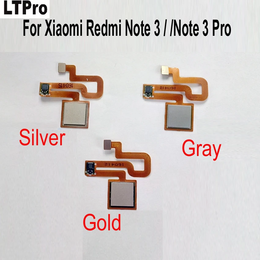 LTPro Fingerprint Scanner for Xiaomi Redmi Note 3 Touch Sensor ID Home Button Return Assembly Flex Cable Ribbon Phone Parts | Мобильные