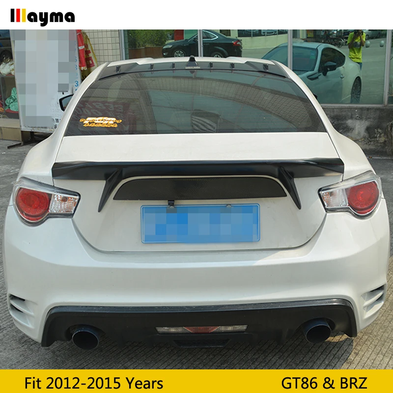 AB Стиль углеродного волокна задний спойлер багажника для Toyota GT86 для Subaru BRZ для Scion 86 2012- спойлер заднего крыла