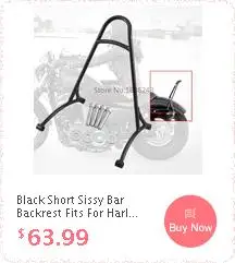 Пассажирская спинка Sissy коврик для барной стойки подходит для Harley Softail 2006- Fatboy 2007